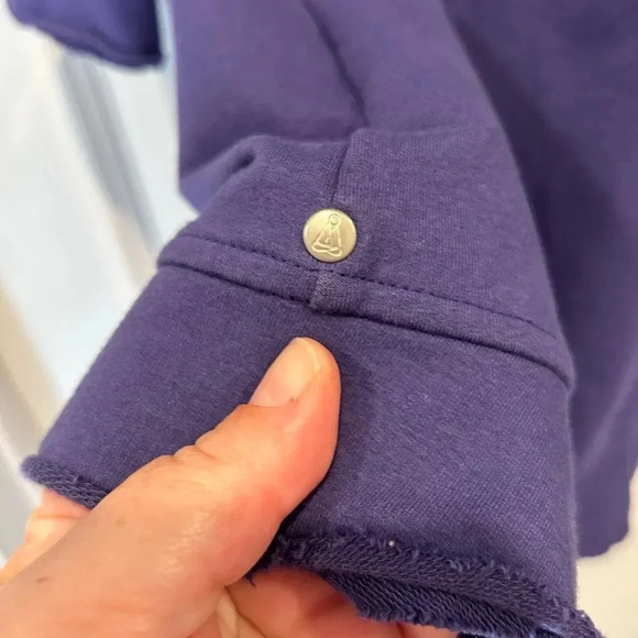 Neon Buddha Purple‎ Cotton Jacket Sweater Blazer size Large - Picture 6 of 8